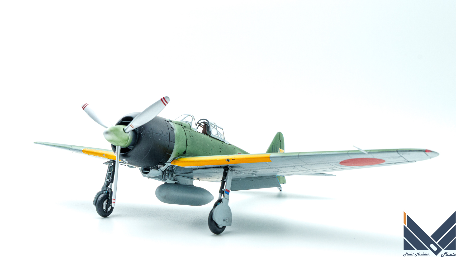 タミヤ 1/48 零式艦上戦闘機二二型 応急迷彩 プラモデル完成品 TAMIYA