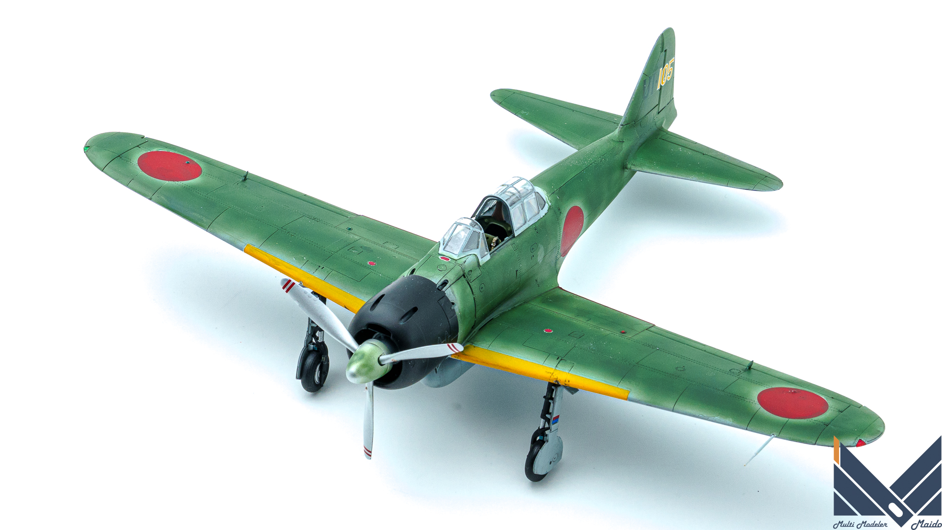 タミヤ 1/48 零式艦上戦闘機二二型 応急迷彩 プラモデル完成品 TAMIYA