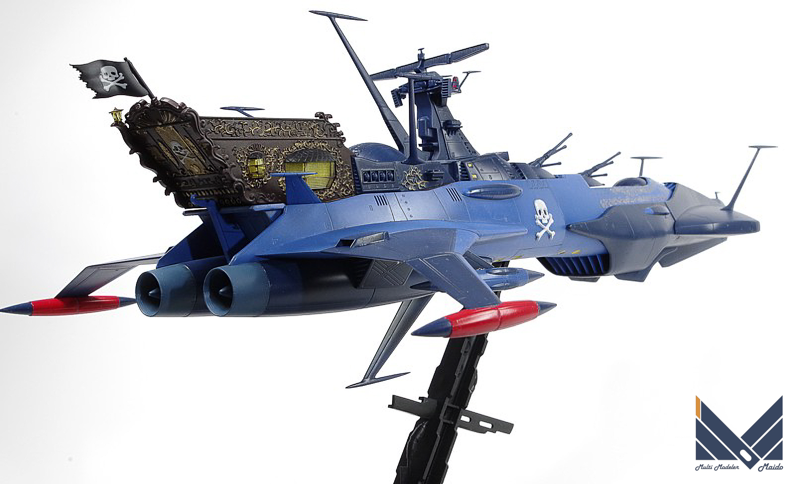 ハセガワ 1/1500 TV版アルカディア号 完成品HASEGAWA Space Pirate