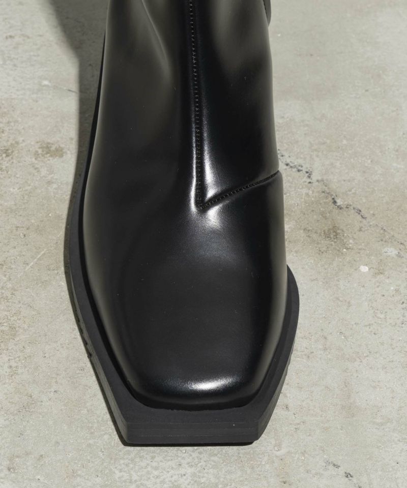 SPECIAL SHOES FACTORY COLLABORATION】Zip Heel Boots Made In TOKYO