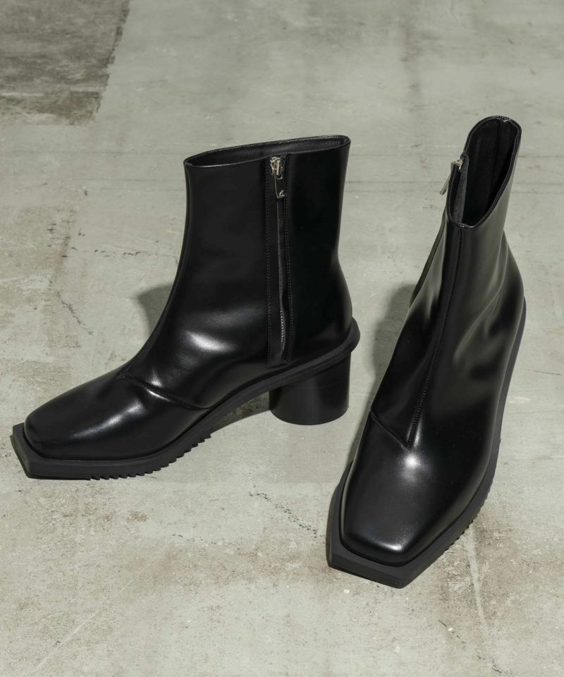 SPECIAL SHOES FACTORY COLLABORATION】Zip Heel Boots Made In TOKYO