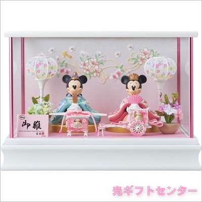 Disney ディズニー＆吉徳の人形 親王ケース飾り なら ひな人形や