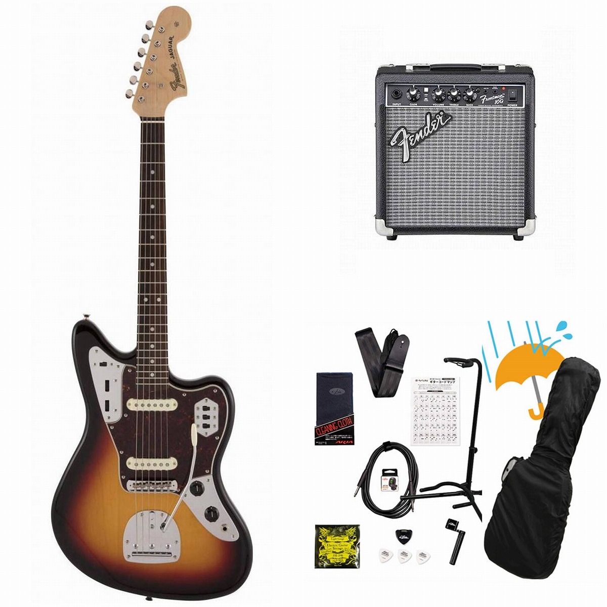 Fender / Made in Japan Traditional 60s Jaguar Rosewood FB 3-Color