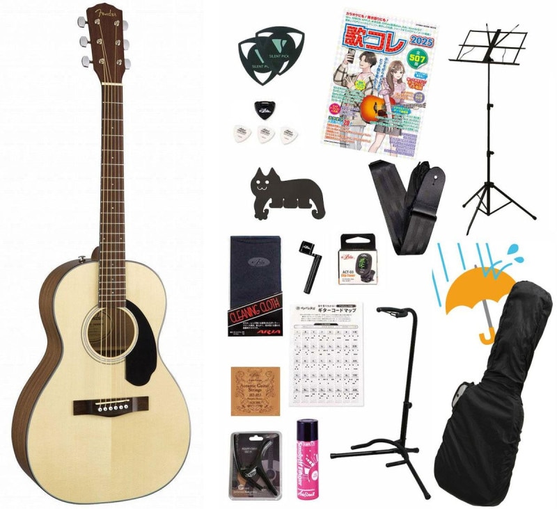 Fender Acoustic / CP-60S Parlor Walnut Fingerboard Natural