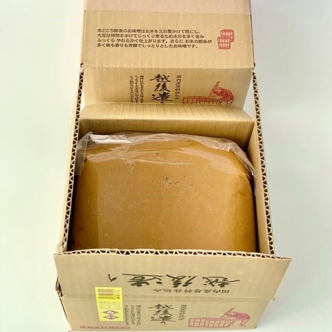 越後造り 白みそ 5kg箱 | 生みそ | えちごいち味噌 製造元直売店