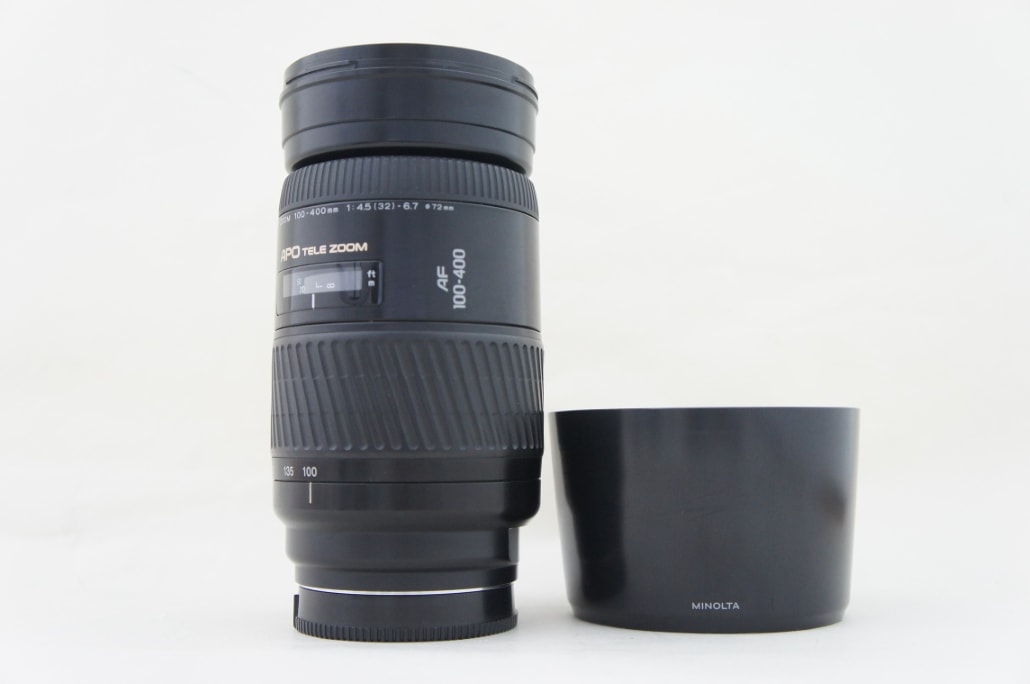ミノルタ AF アポテレズーム 100-400mm F4.5-6.7【中古管理番号：B0490