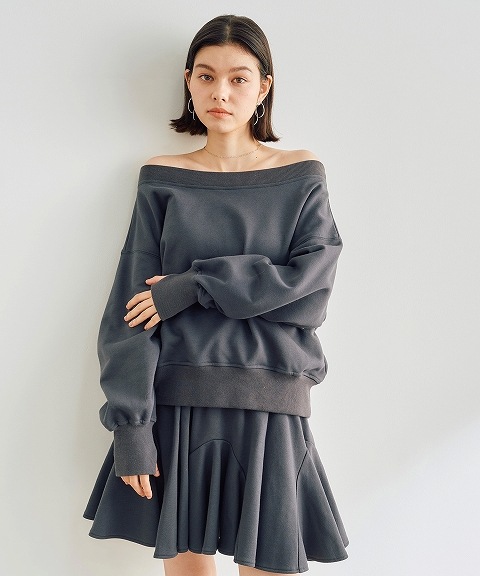 SALE50%OFF】COCODEAL ココディール 裏毛サーキュラーミニスカート