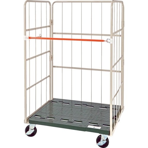 トラスコ中山(TRUSCO) 倒れにくいカゴ車 セフティーテナー 1100×800