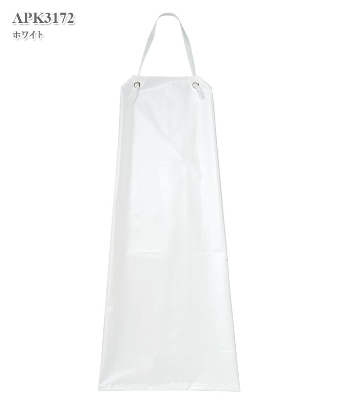 胸当てエプロン(着丈105cm)[KAZEN製品] APK31｜THS-白衣通販・販売