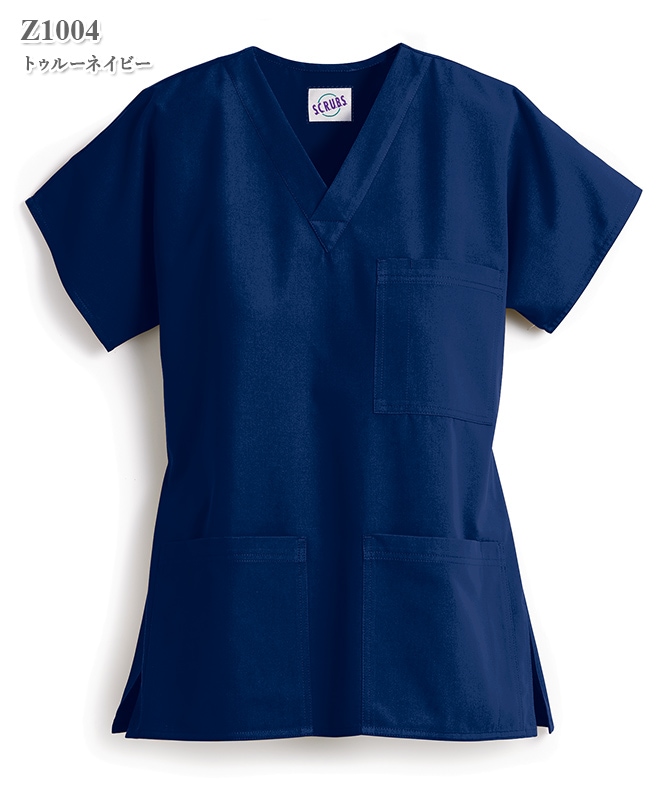 スクラブ3ポケットトップ半袖(男女兼用)[スマートスクラブス製品