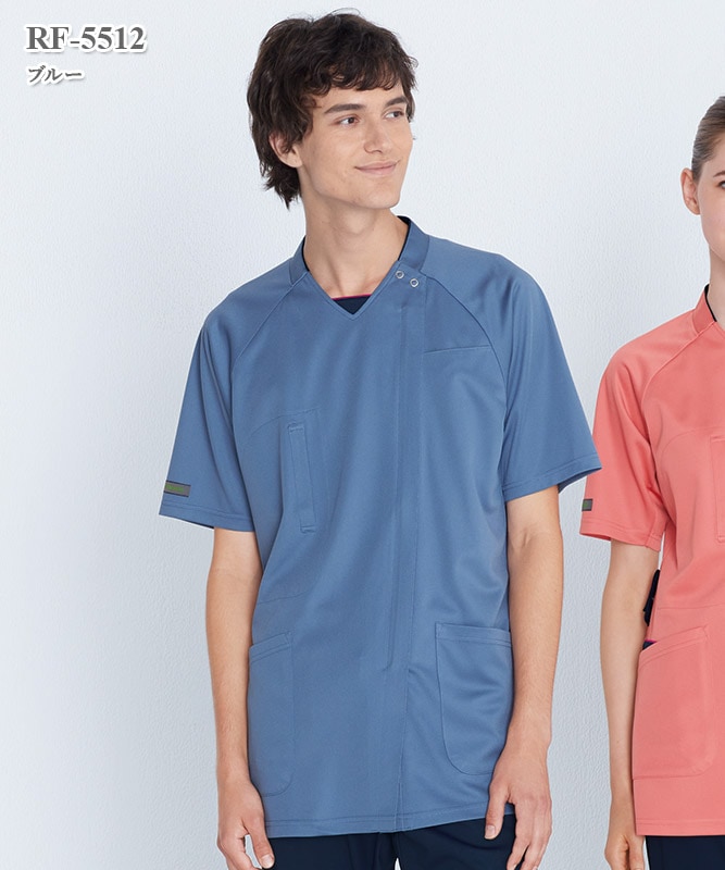 男女兼用スクラブ半袖[ナガイレーベン製品] RF-5512｜THS-白衣通販・販売
