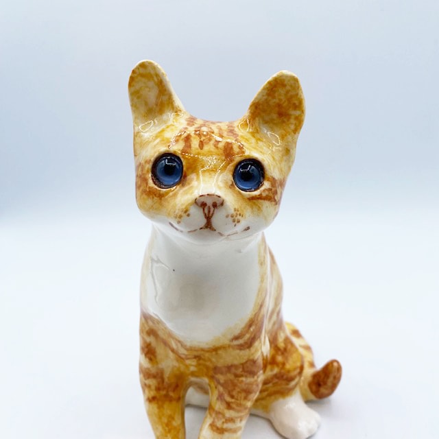 ウィンスタンレイキャット 青い目の茶トラ白猫ちゃん サイズ2