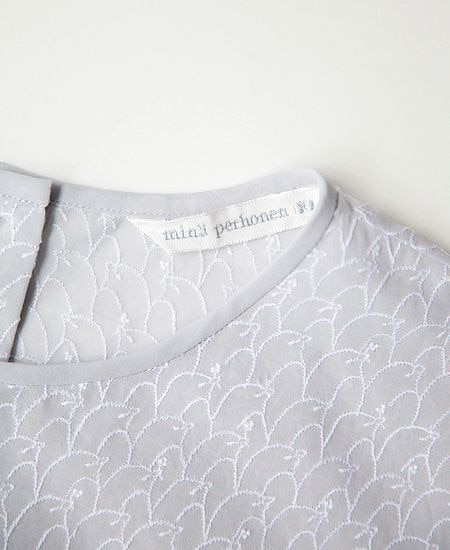 mina perhonen ミナペルホネン lintu リント ブラウス （XS1954）