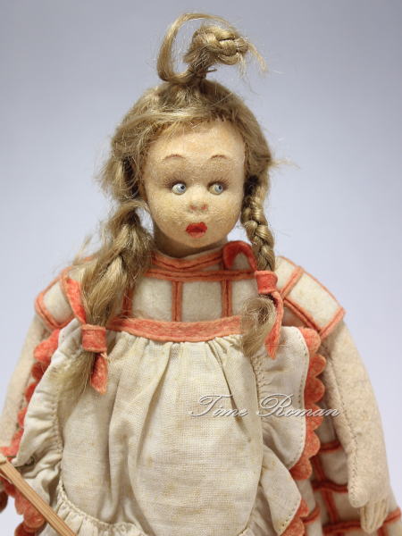 男の子のレンチドール lenci doll アンティーク ビスクドール イタリア