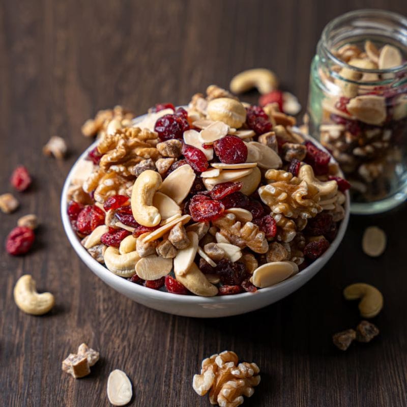 もぐーぐ。ミックスナッツ】ドライフルーツ入りミックスナッツ300g【も