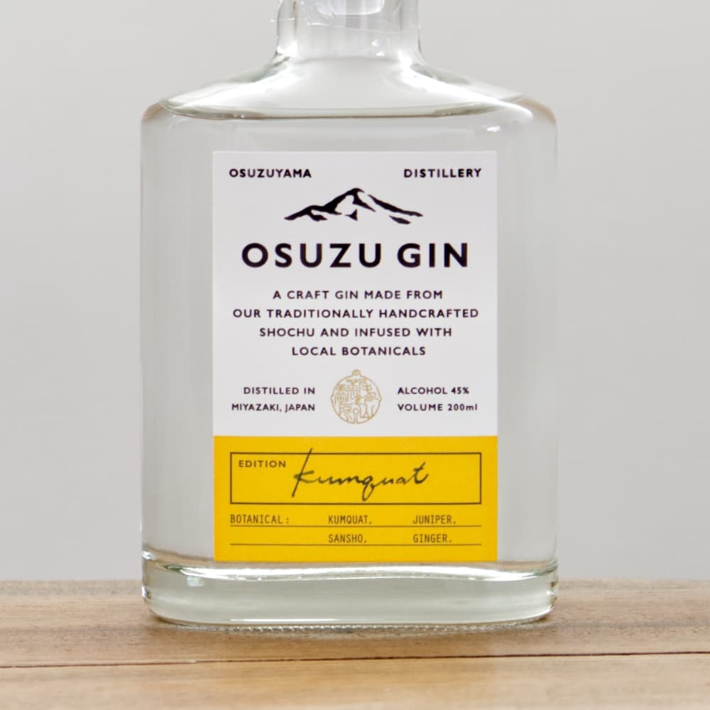 尾鈴山 OSUZU GIN KUMQUAT (金柑) 45度 200ml
