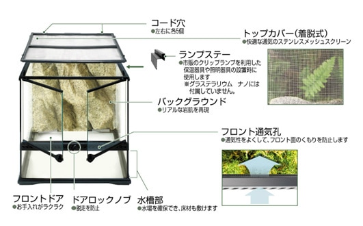 グラステラリウム 4545 PT2605 GEX(ジェックス) | TOPCREATE