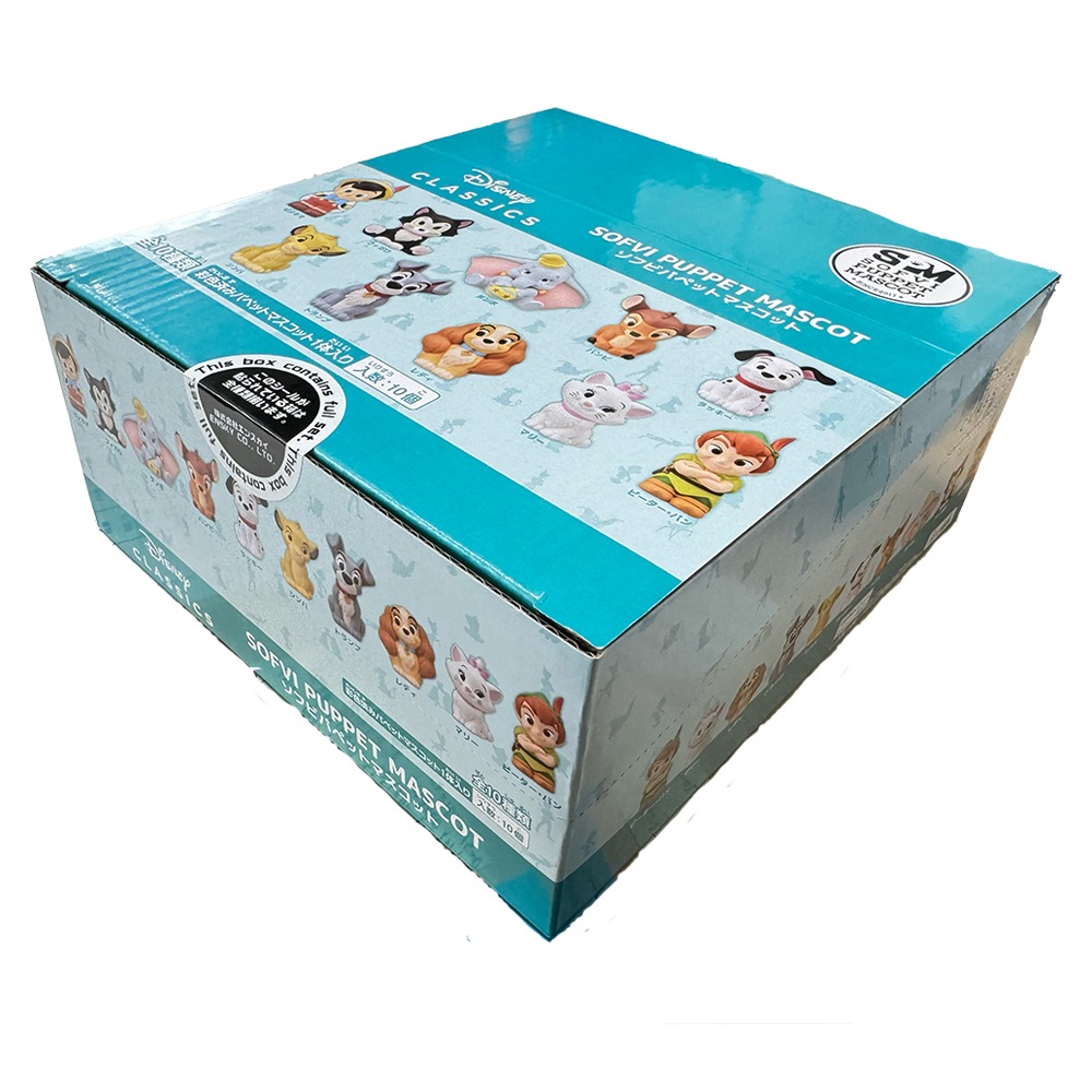ディズニークラシック】『ソフビパペットマスコット 上代￥500×10