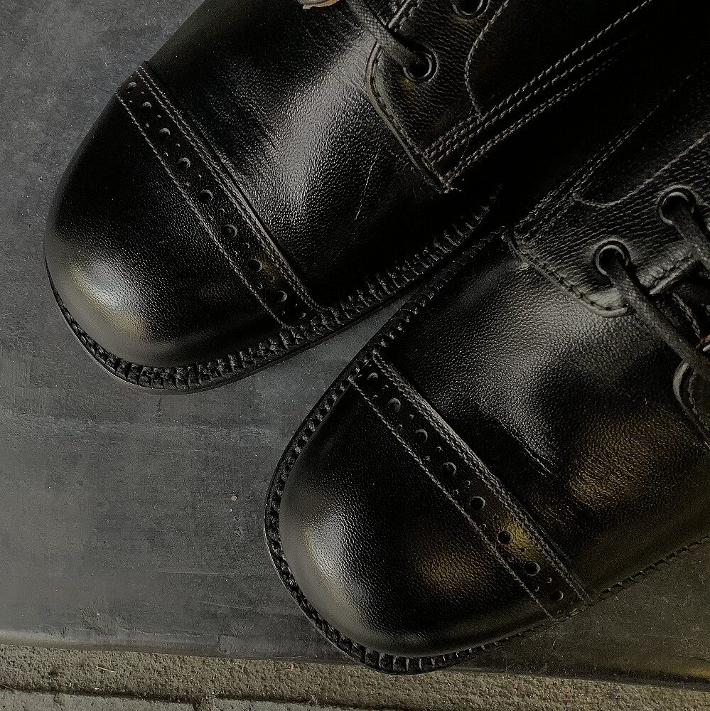 グレンソン シュー 1|SHOE 1 BLACK レースアップブーツ メンズ