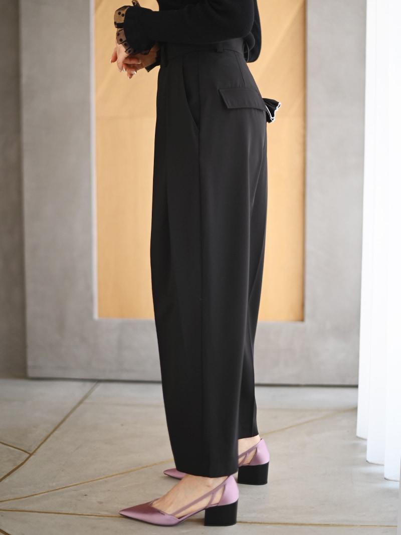 ポケットフリルパンツ(BLACK) | Bottoms,パンツ | | TREFLE＋1