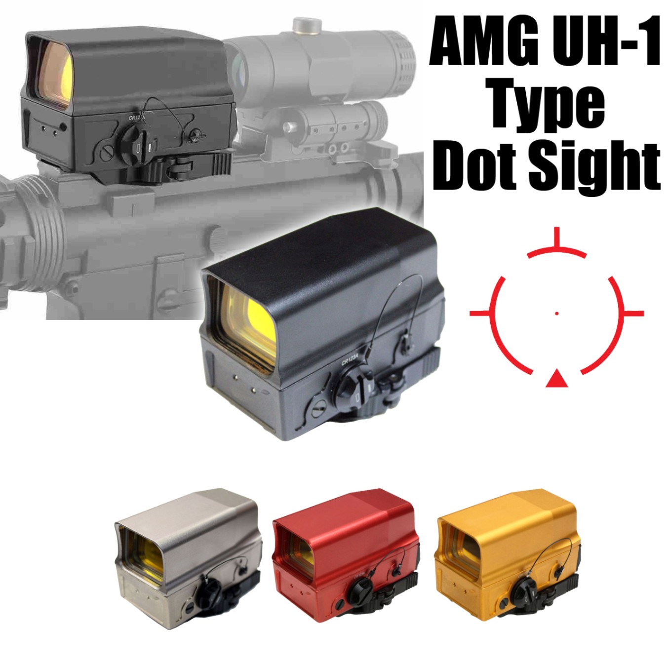 UFC VORTEX RAZOR AMG UH-1タイプ レッドドットサイト（各カラーあり）