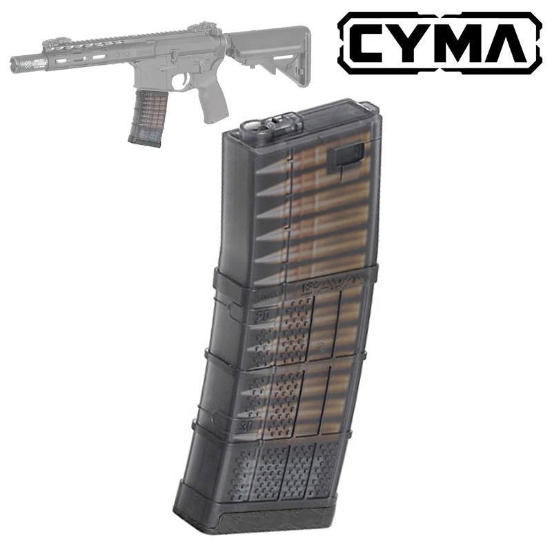 月間セール34%OFF！】CYMA/EMG LANCER L5 AWM 300BLK M4 AEG用 150連