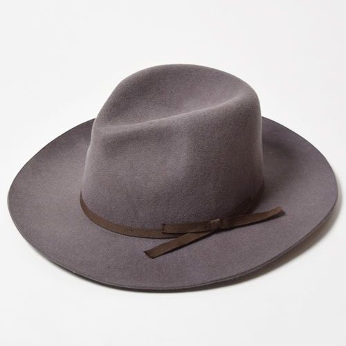 Brixton/York Hat（ブリクストン ウールフェルトハット）グレー [a