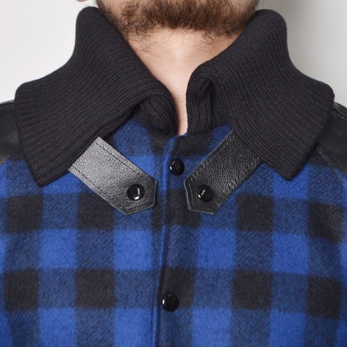 Skookum×US/Donkey Collar Check Jacket（スクーカム×アス スタジャン