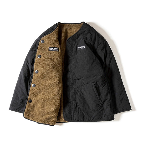 Grip Swany Reversible Quilt JKT Black×Coyote [グリップスワニー]