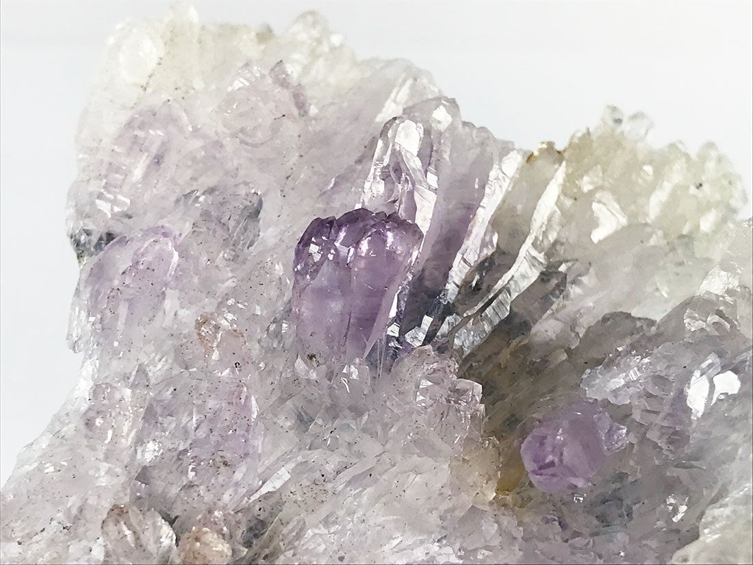 ブラジル産フラワーアメジストクラスター