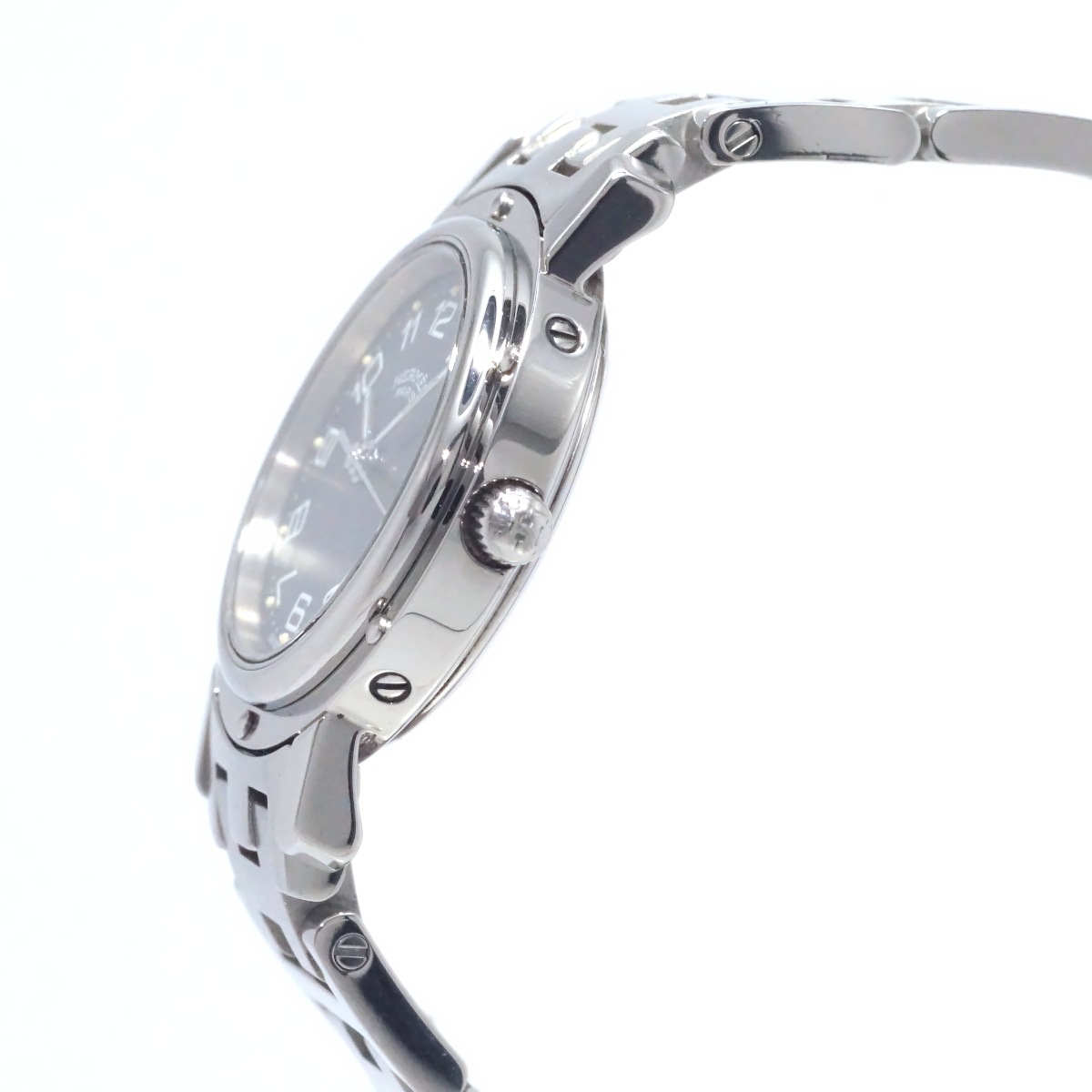 エルメス クリッパー ブルー文字盤 CL4.210 クオーツ レディース USED