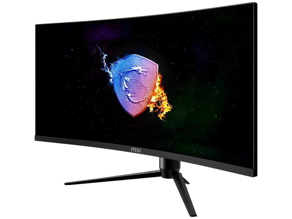 MSI ゲーミングモニター [34型 /UWQHD(3440×1440)/ワイド/曲面型