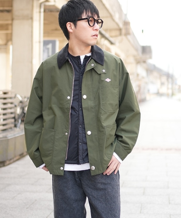 SALE 20%OFF】◇[DT-A0647NTF]DANTON(ダントン) COVERALL JACKET