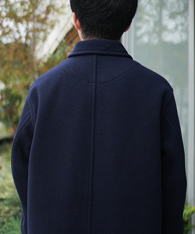 ◇[DT-A0540WLP]DANTON(ダントン) WOOL LIGHT PILE COVERALLS COAT