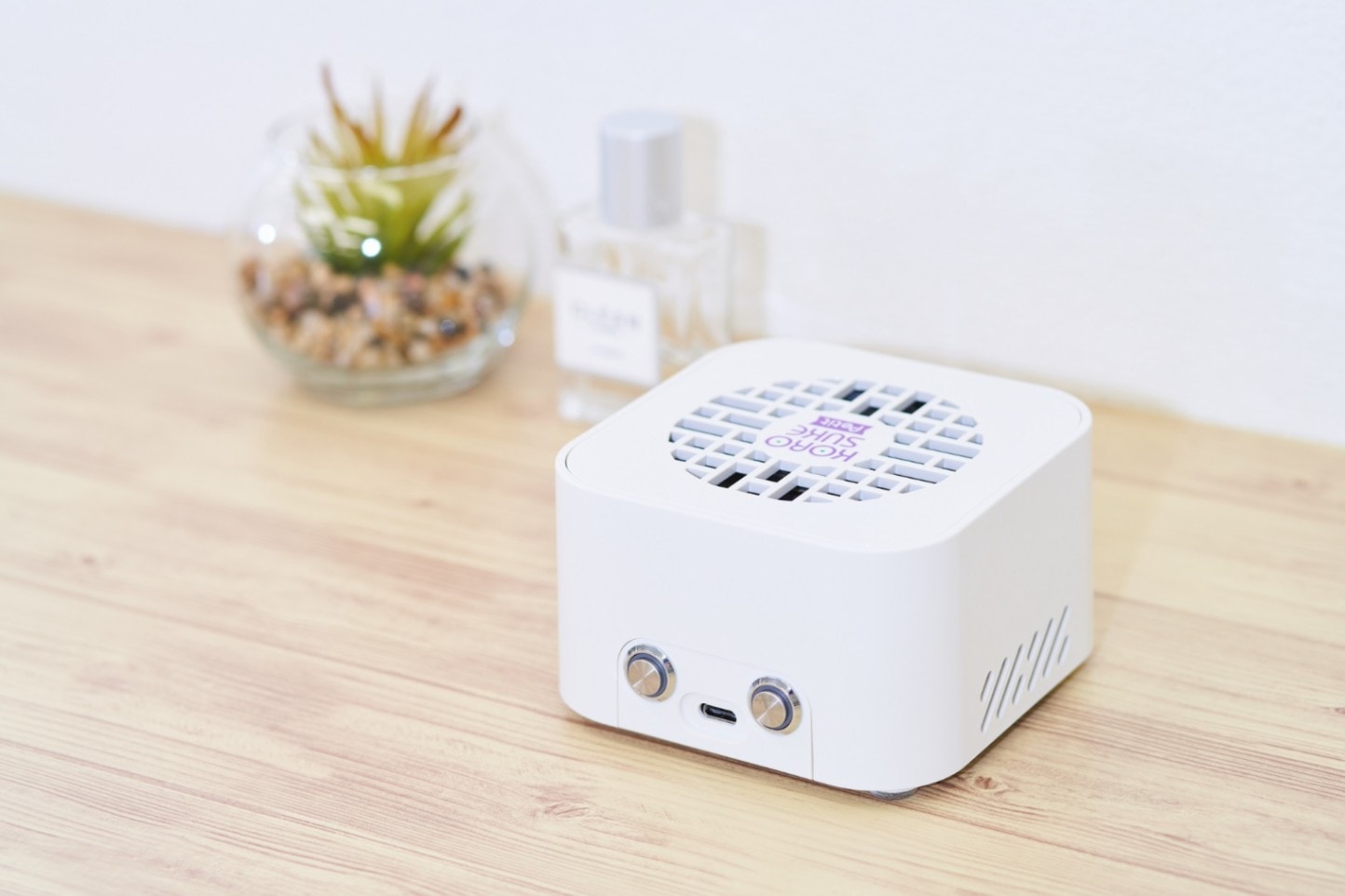 パーソナル 光触媒 空気清浄機 KOROSUKE Petit ピュアホワイト 花粉