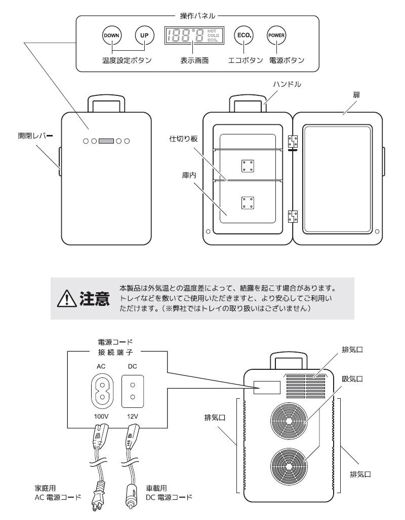 ユアサプライムス.com｜ベルソス 24Lダブルペルチェ冷温庫 VS-440