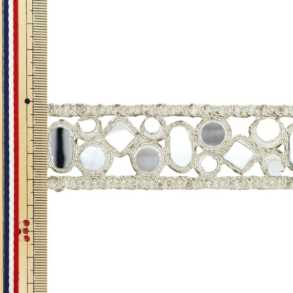 数量5から】 手芸ブレード 『2024 ミラーブレード シルバー 43913