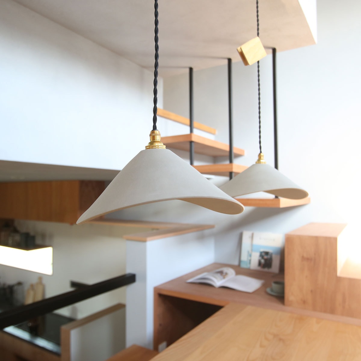 3RD CERAMICS PENDANT LIGHT BK/GY/WH | zuiun onlineshop
