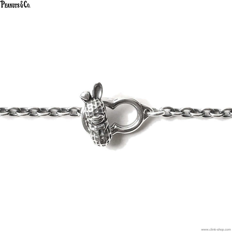 CLINK｜PEANUTS & CO. TEDDY BUNNYPEANUTS + CHAIN 60cm ROUND (SILVER