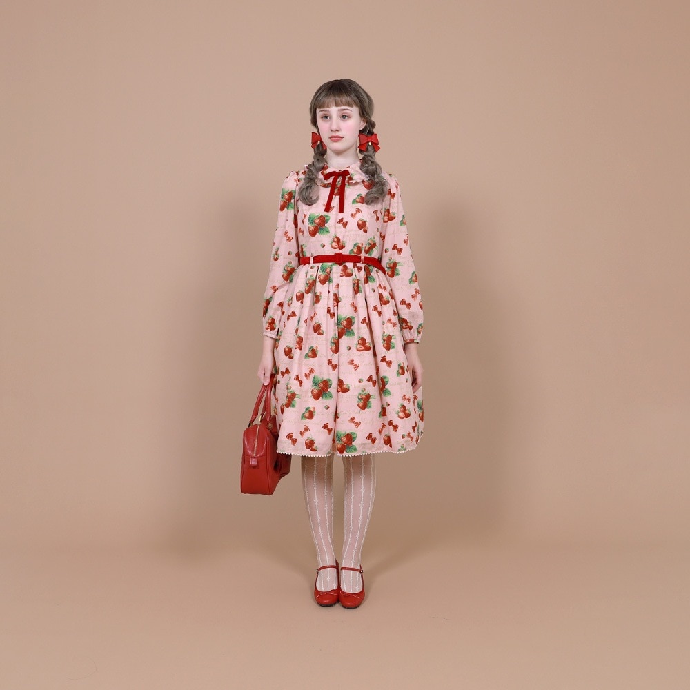 Mellow Strawberryワンピース (Mellow Strawberry dress) | ONE PIECE