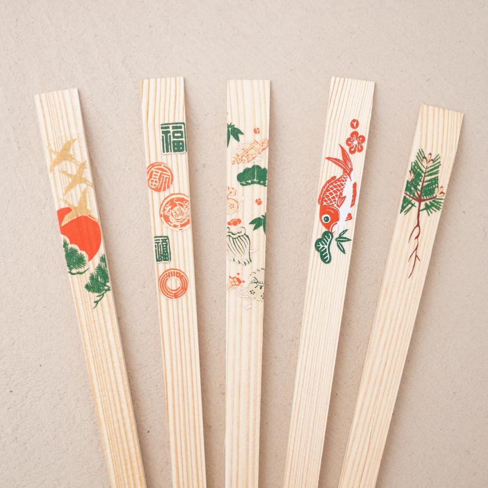 会津蒔絵 祝箸 5膳セット ｜ 四季折々のおしゃれな和食器通販サイト