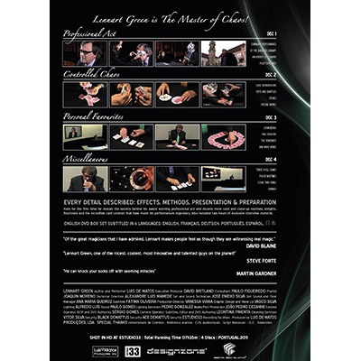 DVD：レナート・グリーンのマスターファイル（4枚セット：日本語版