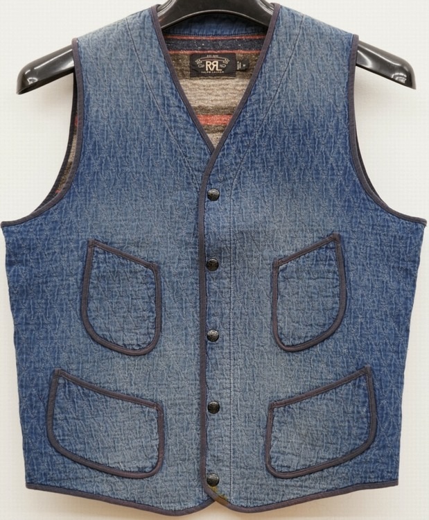 ダブルアールエル) RRL Badgett コットンブレンド ベスト メンズ Vest