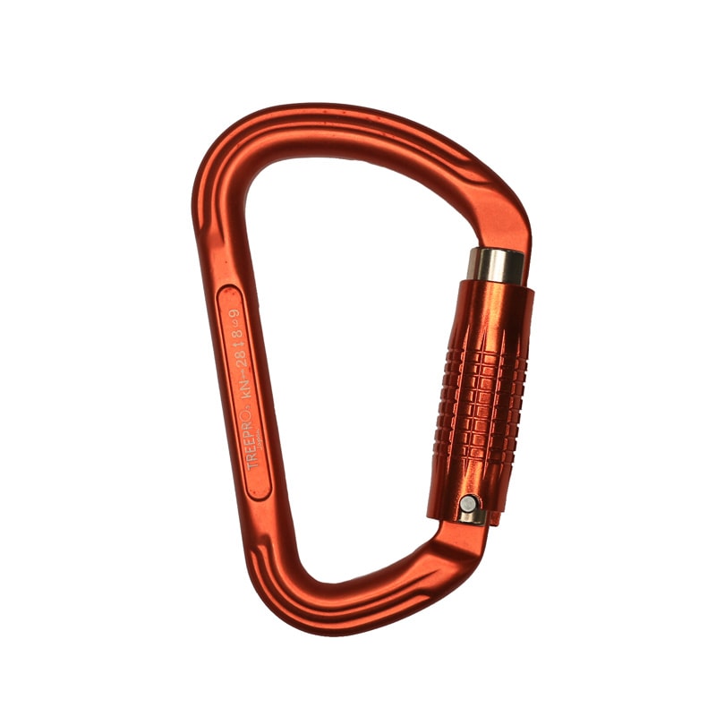 TREEPRO D型 カラビナ オレンジ | TREE CLIMBING WORLD