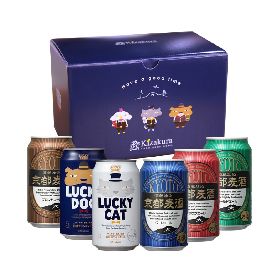 黄桜 京の都ビールセット （350ml×6缶） 【商品番号：8649