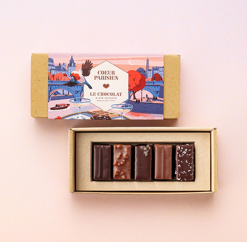 季節限定パッケージ】プラリネ・ア・ランシエンヌ 詰め合わせ 5個入り