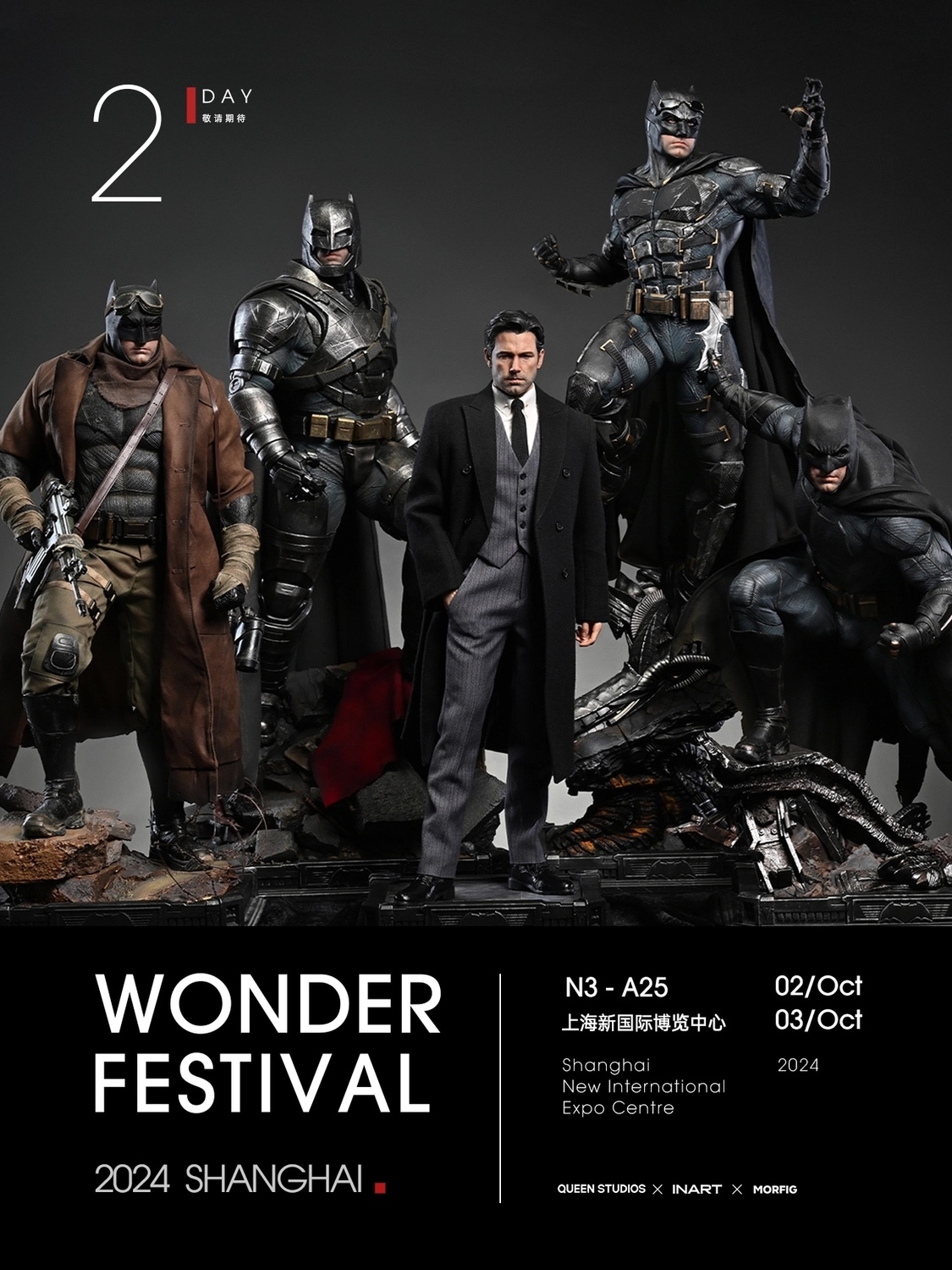 予約 Queen Studios 1/4 DC バットマン ブルース・ウェイン ( ベン