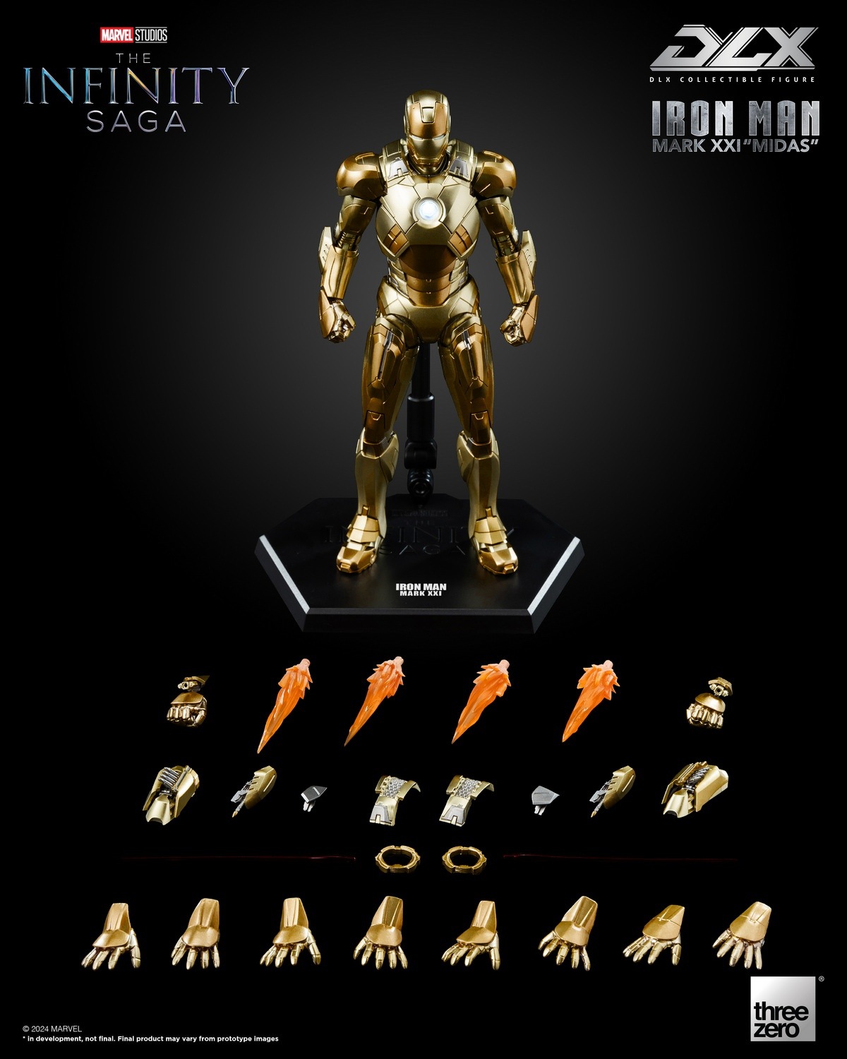 予約 threezero Marvel Studios: The Infinity Saga DLX アイアンマン