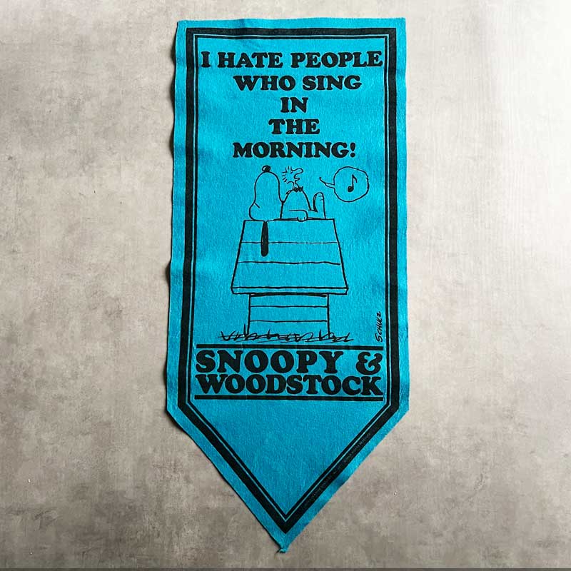 60S 70S SNOOPY ペナント 4点まとめて販売 60S 70S SNOOPY ペナント 4
