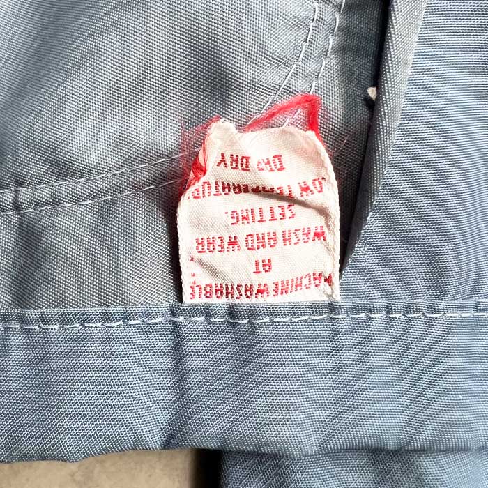 VINTAGE 60-70'S McGREGOR SCOTTISH DRIZZLER JACKET Made in USA BLUE